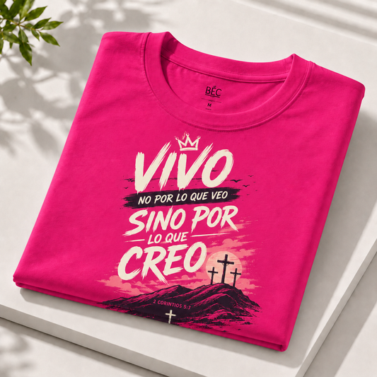 CAMISETA VIVO Y CREO