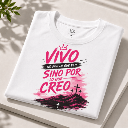 CAMISETA VIVO Y CREO